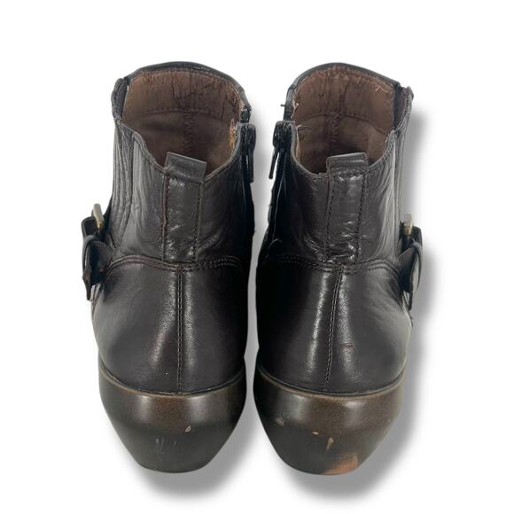 EASY SPIRIT Women's Black Booties Comfort Sole 8  Retro Preppy Boho - Picture 4 of 7